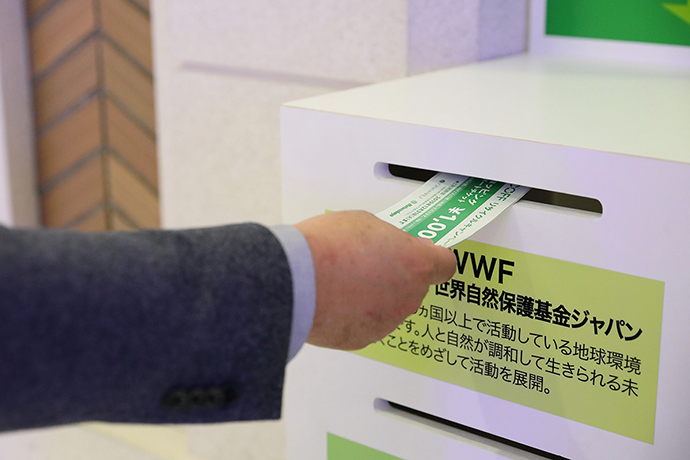 チケットはすべて寄付されるというお客様も。
