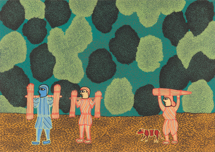 バッジュ・シャーム『MORIBITO』原画 1